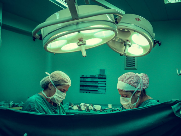 blue surgical mask material